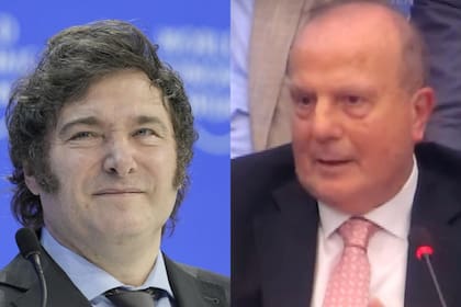 Javier Milei y Guillermo Ferraro