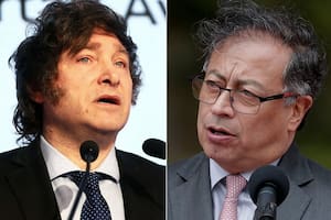 Javier MIlei y Gustavo Petro