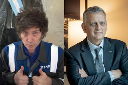 Javier Milei y Horacio Marín