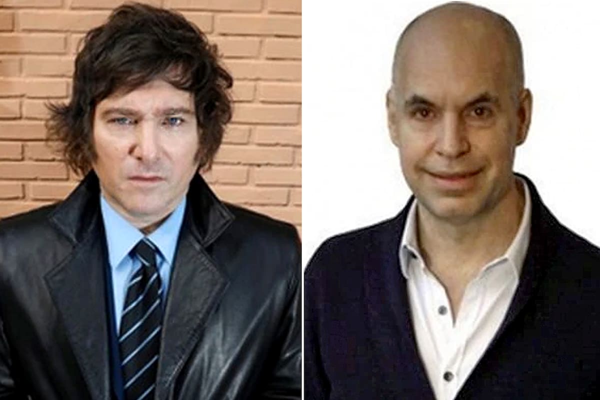 Javier Milei y Horacio Rodríguez Larreta
