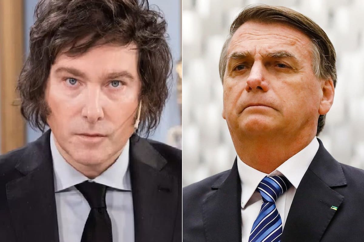 Javier Milei y Jair Bolsonaro tuvieron hoy una videollamada