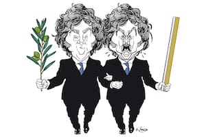 Javier Milei y Javier Milei