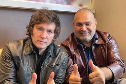 Javier Milei y José Luis Chilavert