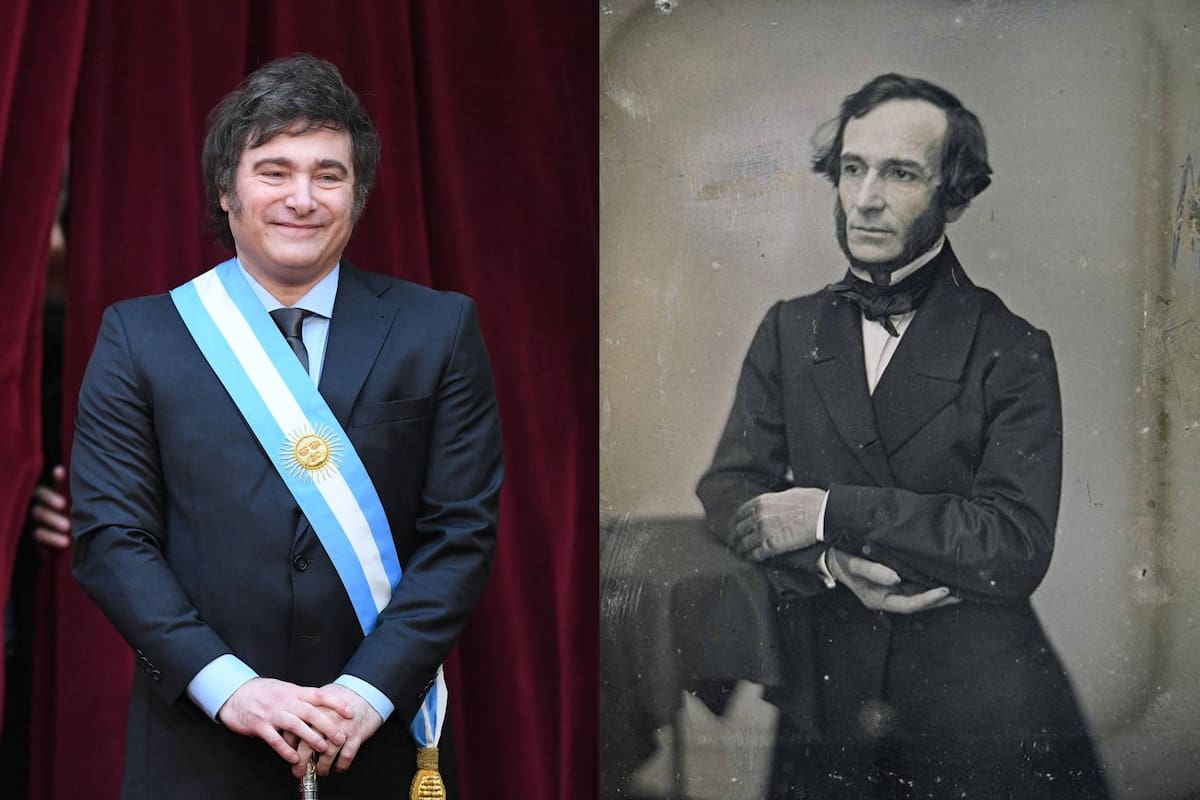 Javier Milei y Juan Bautista Alberdi