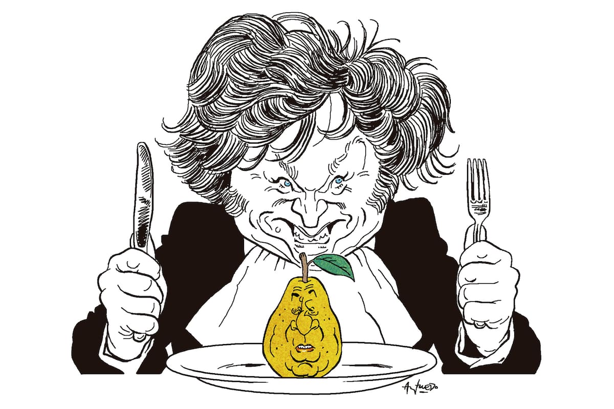 Javier Milei y Juan Domingo Perón