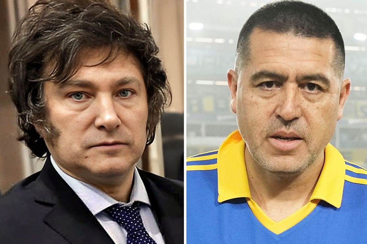 Javier Milei y Juan Román Riquelme