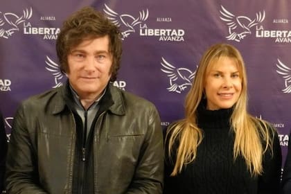 Javier Milei y Karen Reichardt