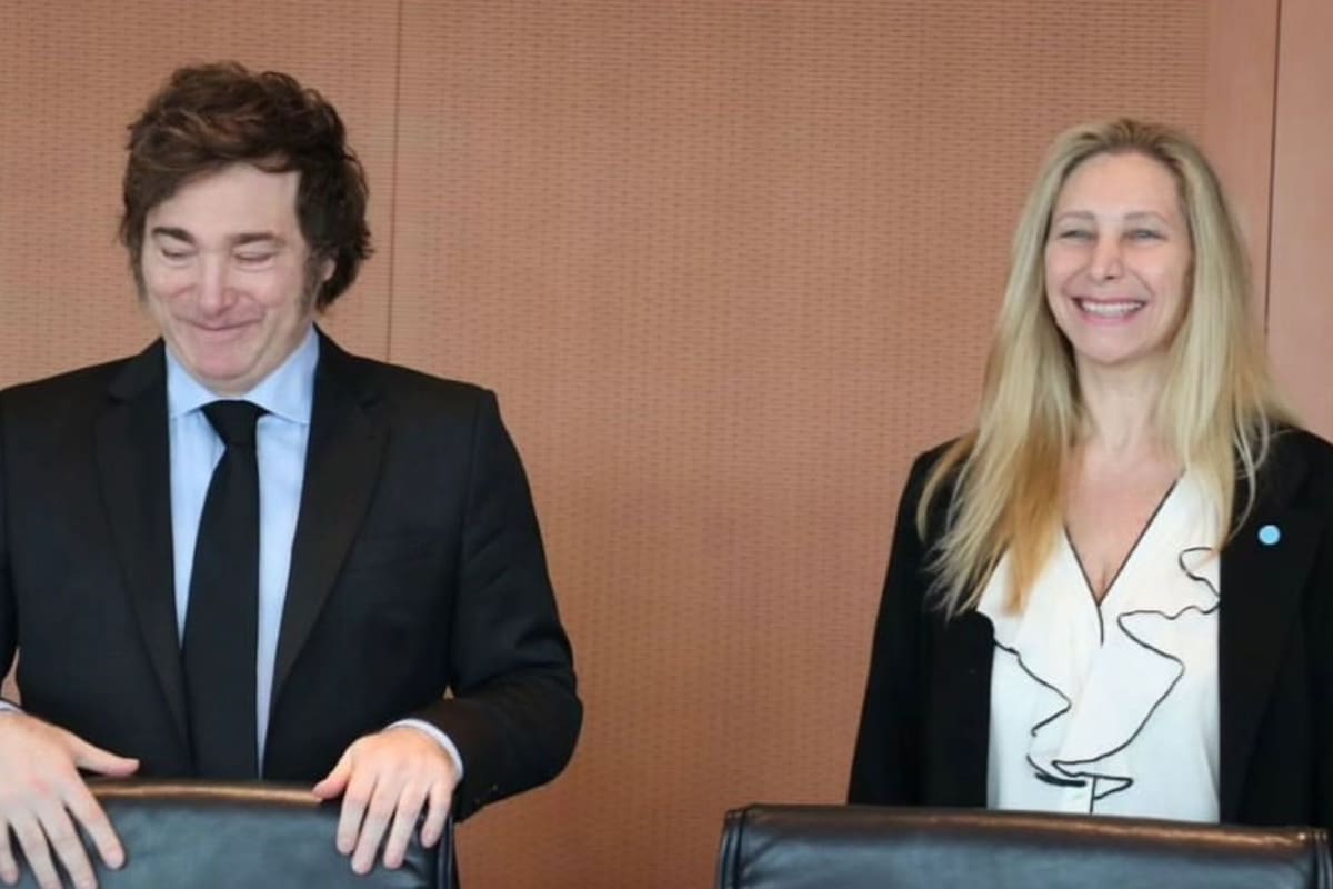 Javier Milei y Karina Milei