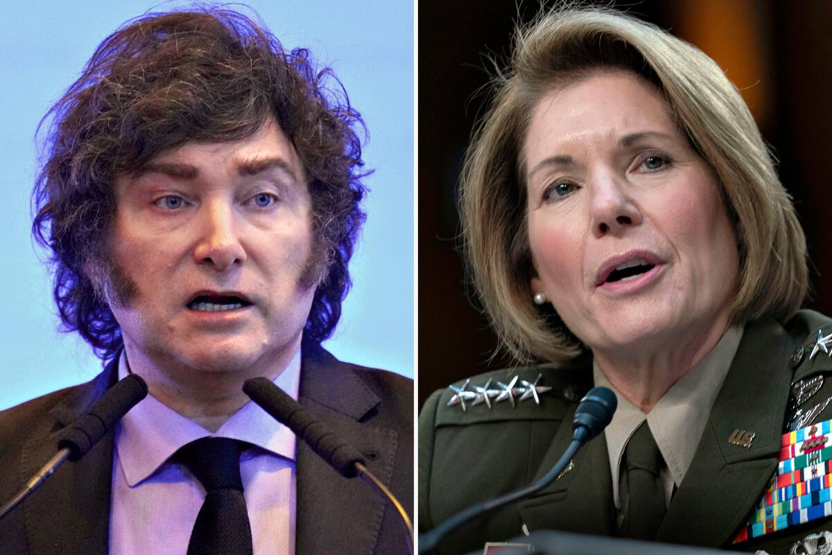 Javier Milei y Laura Richardson