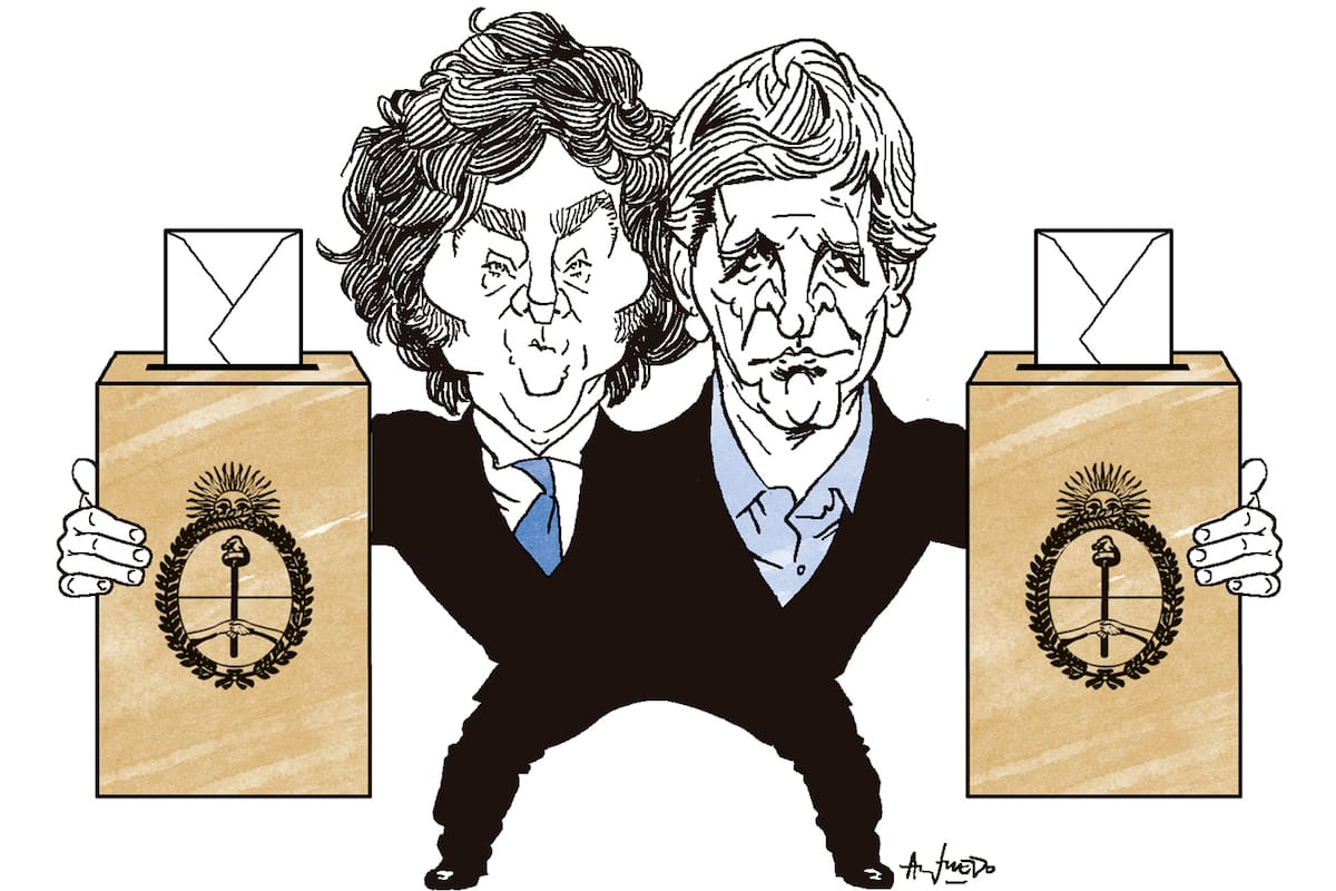 Javier Milei y Luis Caputo