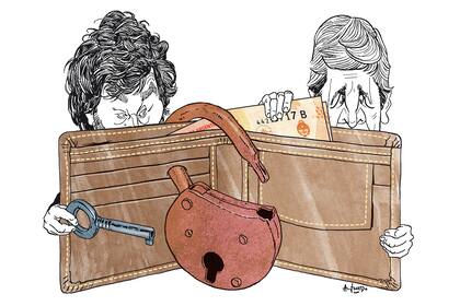 Javier Milei y Luis Caputo