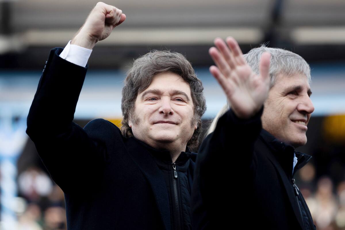 Javier Milei y Luis Caputo