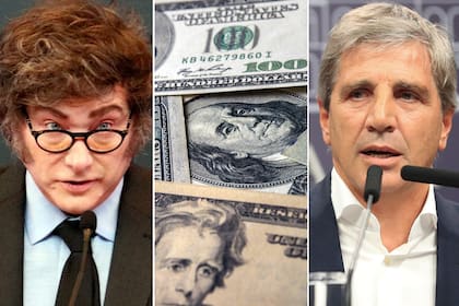 Javier Milei y Luis Caputo, dos de los artífices del nuevo acuerdo con el FMI.