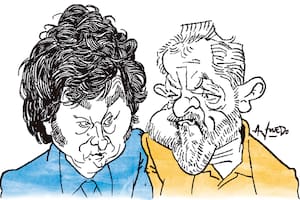 Javier Milei y Lula da Silva