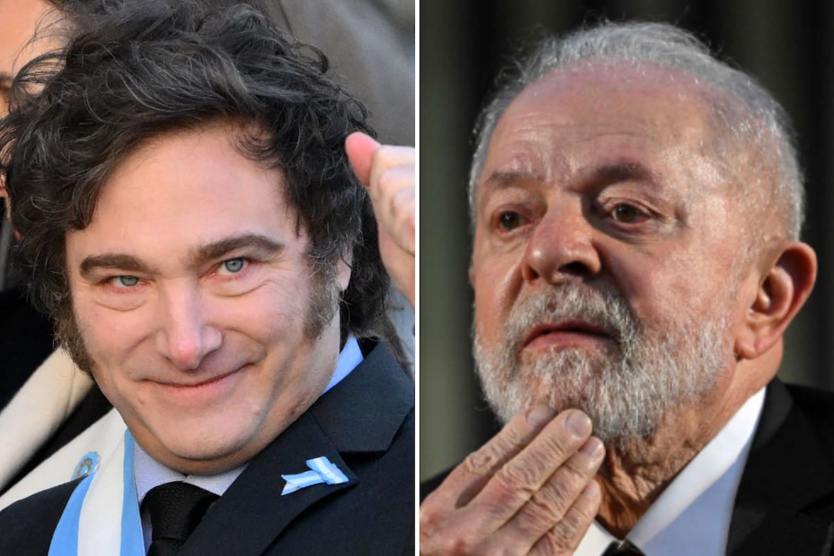 Javier Milei y Lula da Silva
