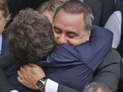 Javier Milei y Manuel Adorni