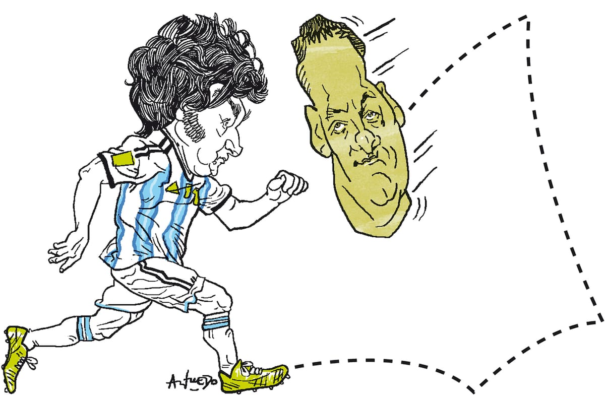 Javier Milei y Manuel Adorni