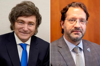Javier Milei y Marco Lavagna