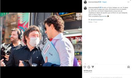 Javier Milei y Marcos Urtubey mostraban cohesión en 2021