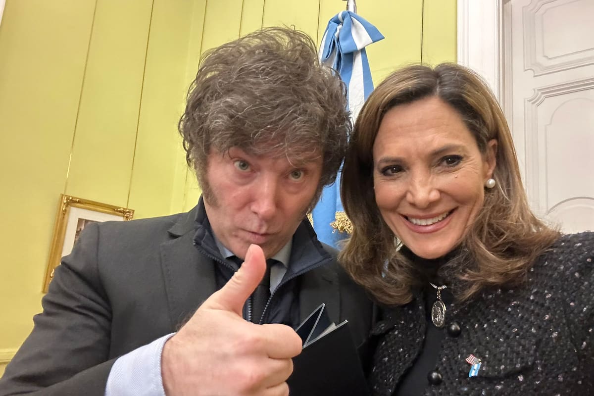 Javier Milei y María Elvira Salazar