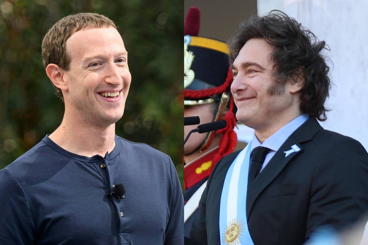 Javier Milei y Mark Zuckerberg se encontrarán este jueves