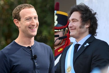 Javier Milei y Mark Zuckerberg se encontrarán este jueves