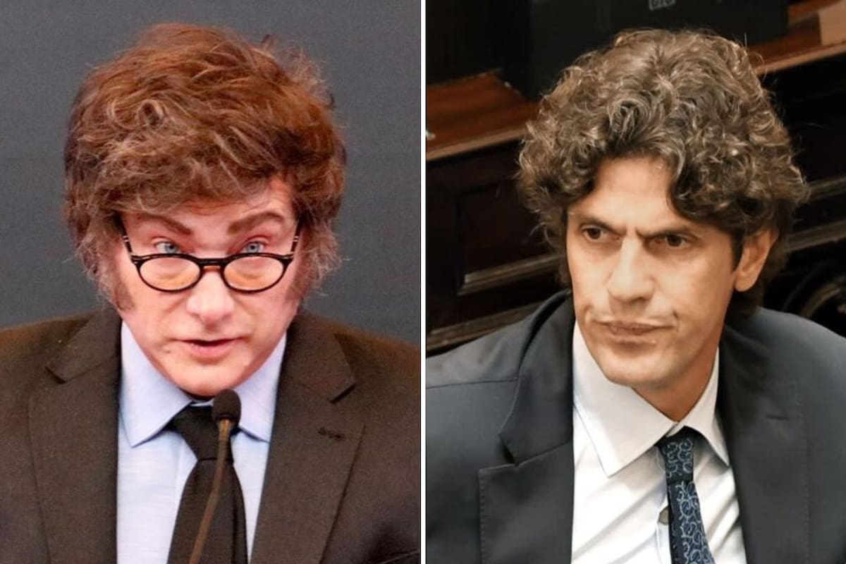 Javier Milei y Martín Lousteau