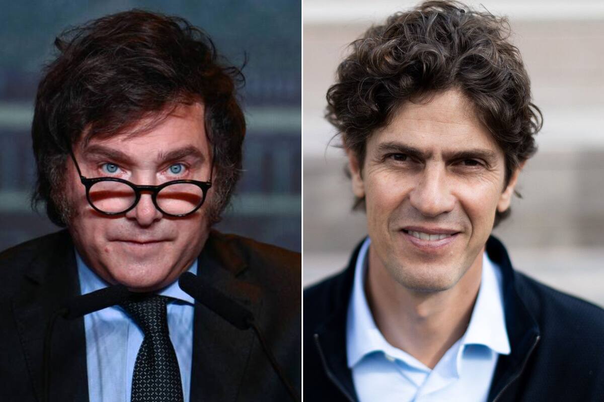 Javier Milei y Martín Lousteau