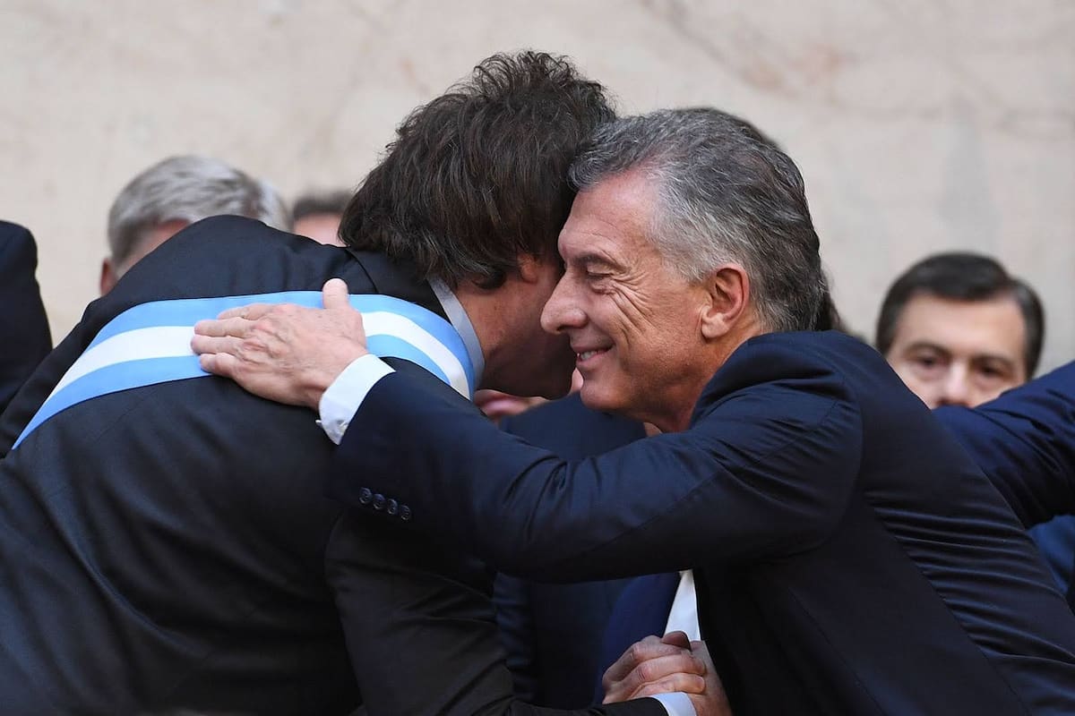 Javier Milei y Mauricio Macri