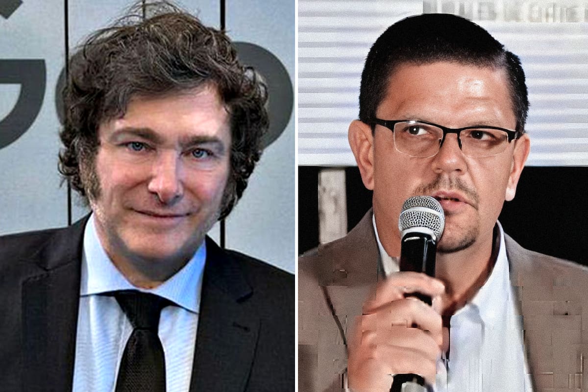 Javier Milei y Nicasio Tito, presidente de Farer