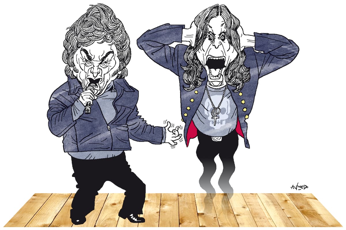 Javier Milei y Ozzy Osbourne