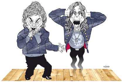 Javier Milei y Ozzy Osbourne