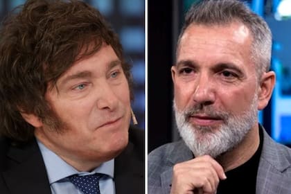 Javier Milei y Pablo Duggan