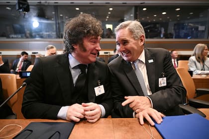 Javier Milei y Pablo Quirno