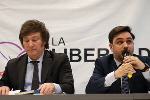 Javier Milei y Ramiro Marra