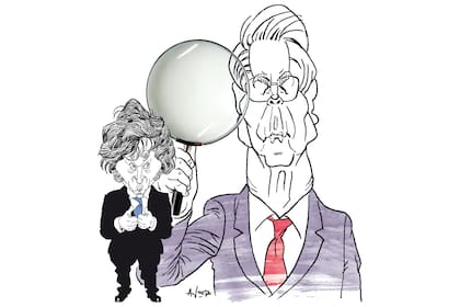 Javier Milei y Scott Bessent