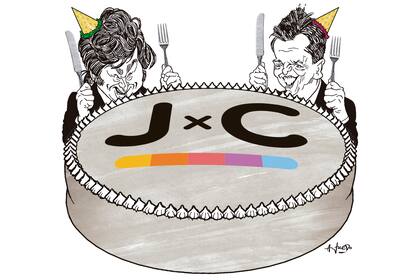 Javier Milei y Sergio Massa