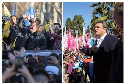 Javier Milei y Sergio Massa llegan al balotaje del 19 de noviembre tras una intensa campaña