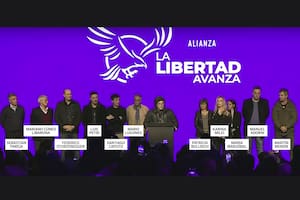 Javier Milei y su equipo
