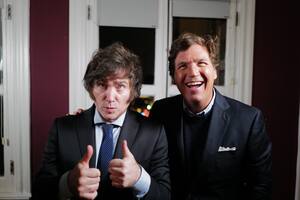 Javier Milei y Tucker Carlson