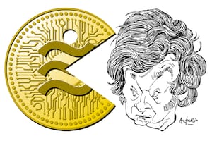Javier Milei y una criptomoneda