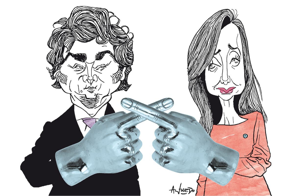 Javier Milei y Victoria Villarruel
