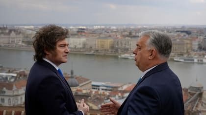 Javier Milei y Viktor Orban, el sábado pasado en Budapest