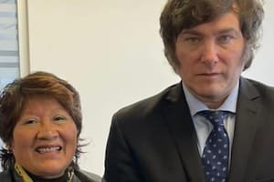 Javier Milei y Vilma Bedia