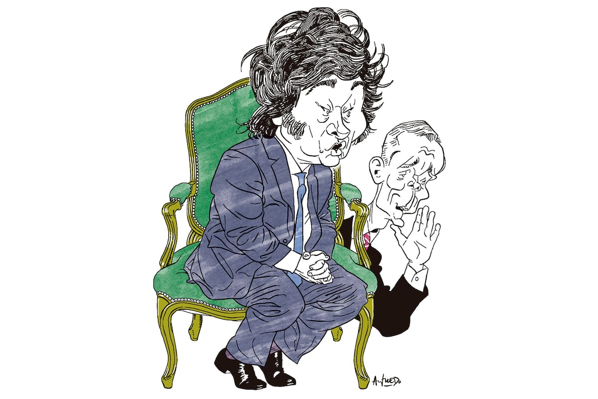 Javier Milei y Walter Kerr
