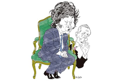 Javier Milei y Walter Kerr