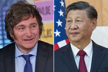 Javier Milei y Xi Jinping