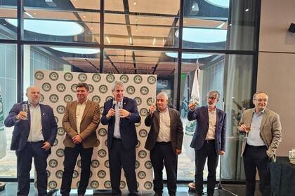 Javier Prida (Capia); Juan Pablo Ravazzano (Caena); José Martins (Bolsa de Cereales); Carlos Sinesi (Cepa); Santiago Arce (Centro de Corredores) y Gustavo Idígoras (Ciara-CEC)