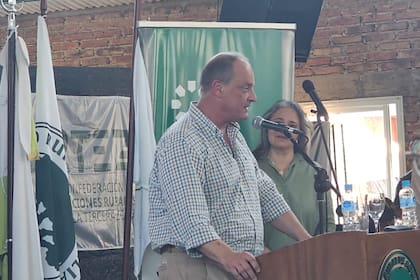 Javier Rotondo, vicepresidente de Confederaciones Rurales Argentinas (CRA), en la exposición rural de Adelia María