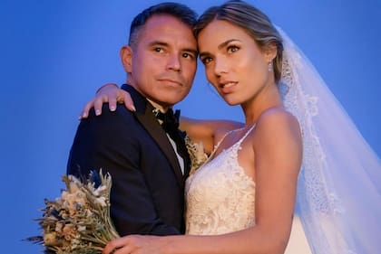 Javier Saviola y Romanela Amato dieron el "sí"
